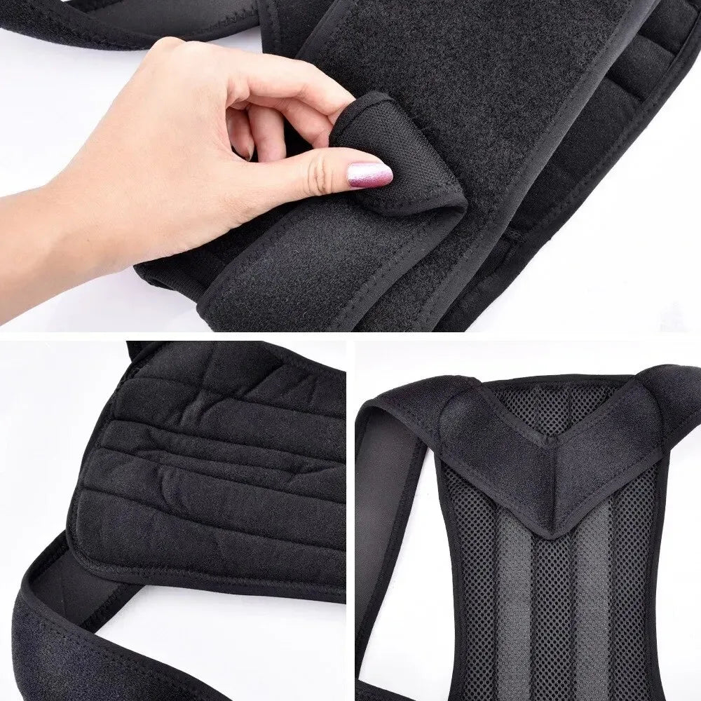 Breathable Adjustable Back Brace Posture Corrector For Lumbar Support Men Women Kids | Lersk