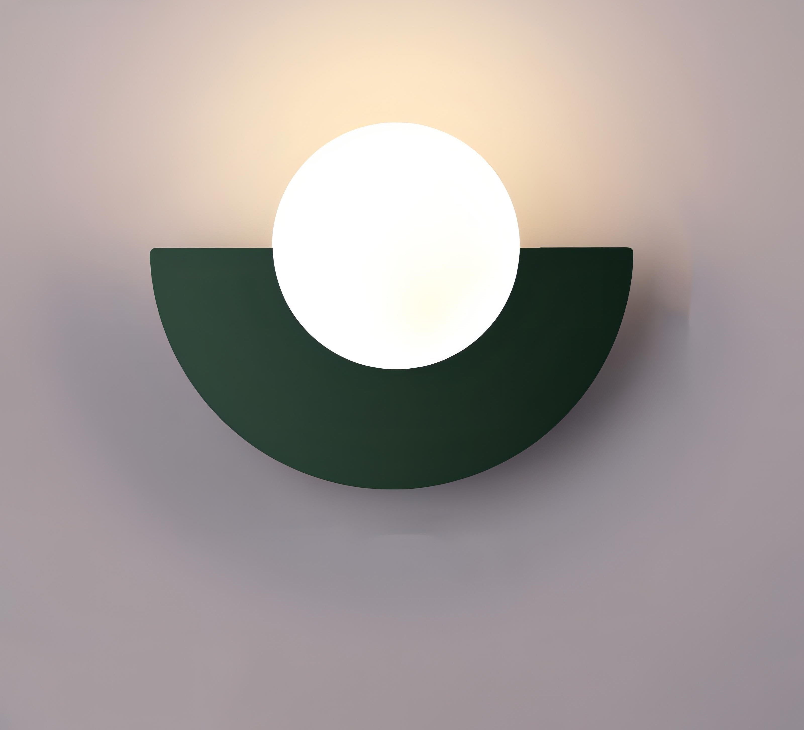 SolaraArc Semi Circular Wall Light for Nordic Warmth Ambience | Lersk