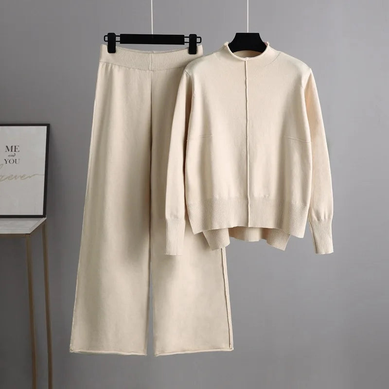 Autumn Knitwear Two-Piece Outfit | Lersk