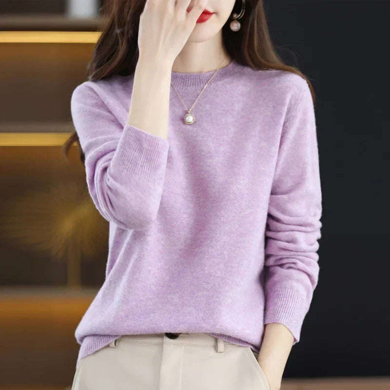 Aurelia Merino 100% Wool Sweater for Women Autumn Winter