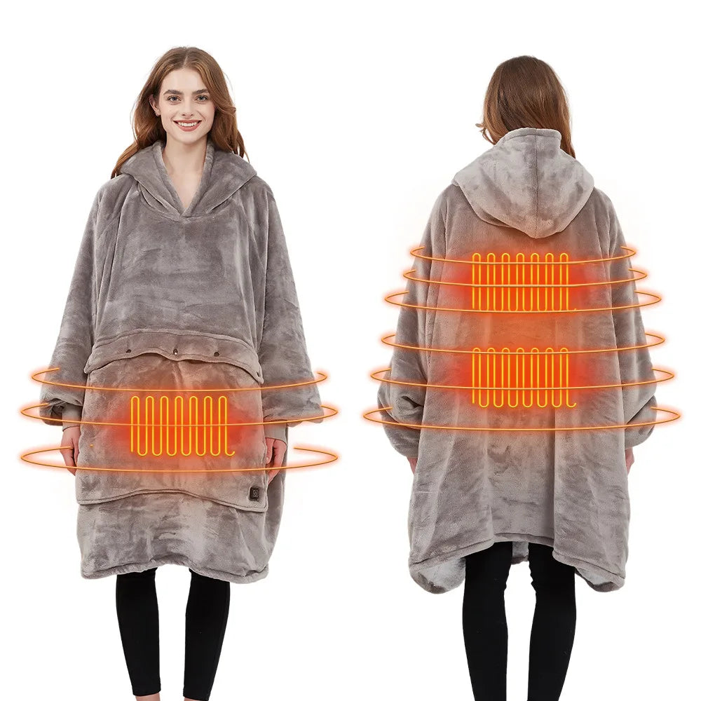 WarmNest Heated Wool Hoodie For Men Cozy Comfort Wear | Lersk
