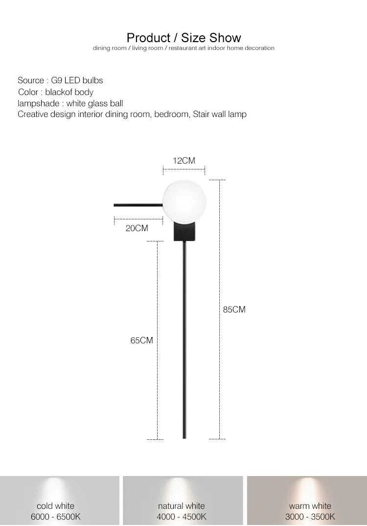 NovaShire Lumen Metal Modern Wall Lights LED Fixture | Lersk