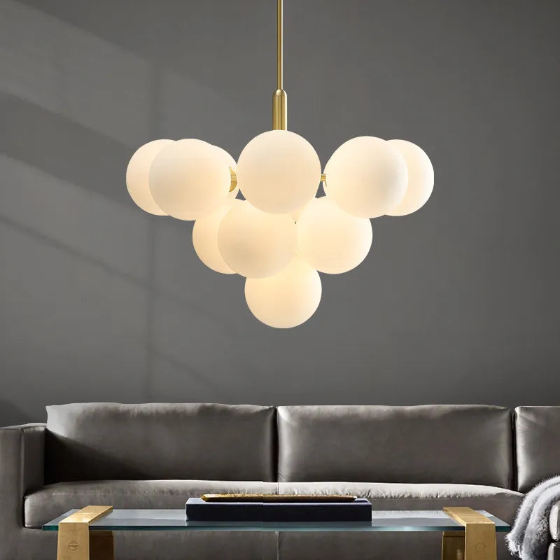 Závěsné LED svítidlo Novara Five-Head Iron pro moderní interiéry | Lersk