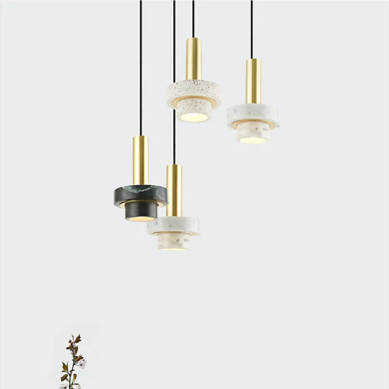 Rowen Pendant Light in Natural Marble | Lersk