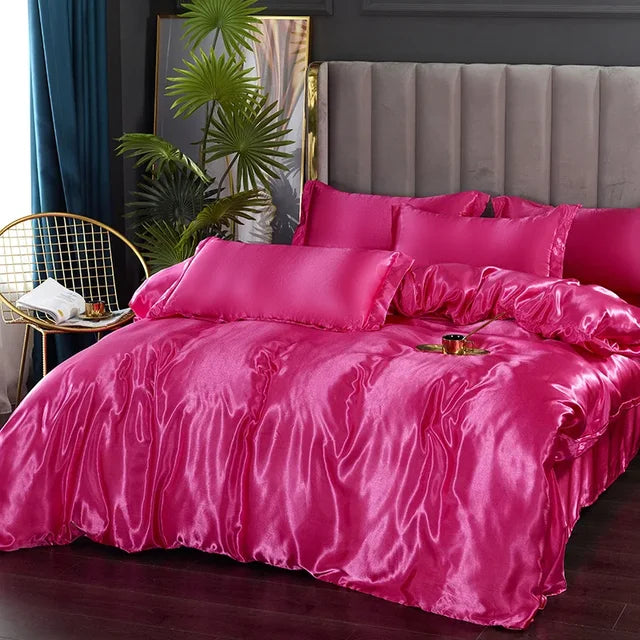 Aurielle | Set de lenjerie de pat din satin de lux | Lersk