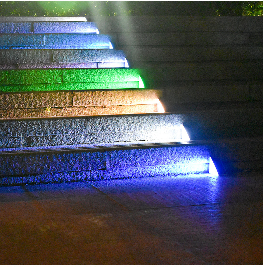 Aurelume Solar Step Lights Waterproof Outdoor Pathway LEDs | Lersk