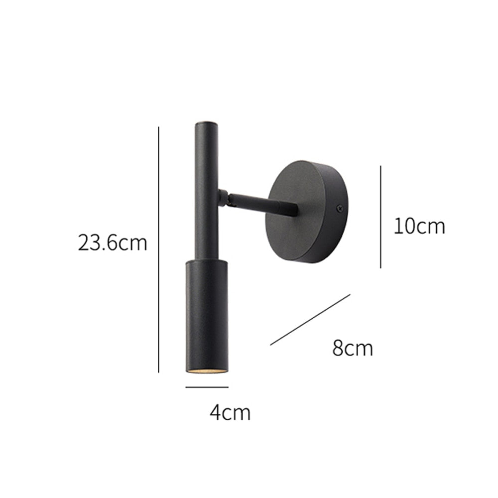 AuroraSwing Black And White Swing Arm Wall Reading Light | Lersk