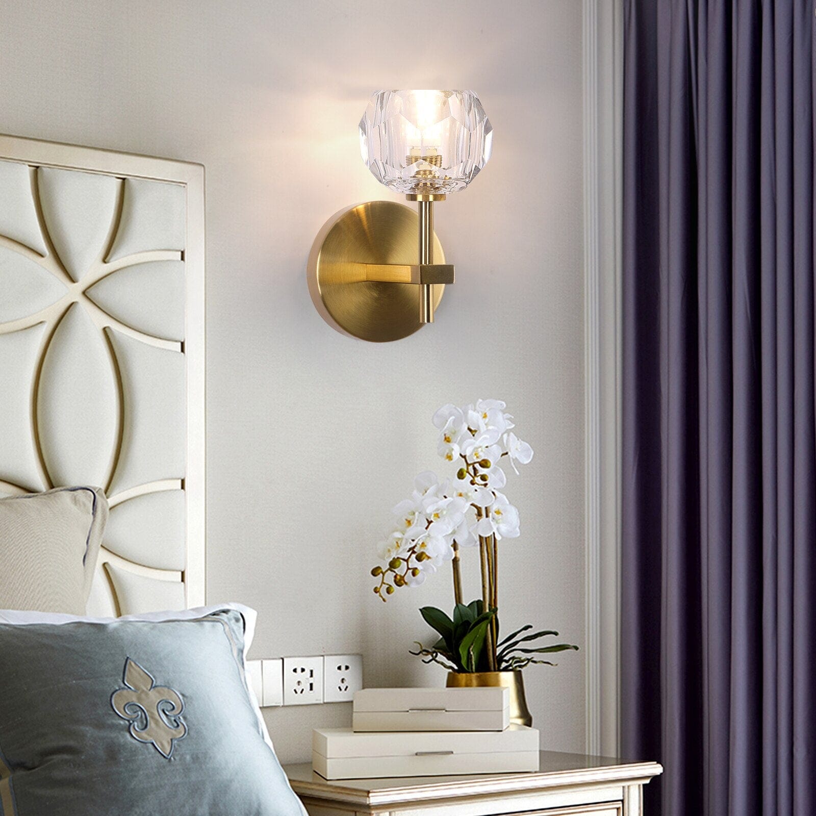 Lareine Crystal Wall Sconces | Lersk