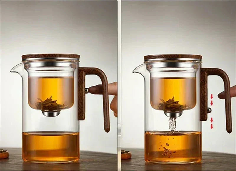 Vireo Glass Teapot With Independent Filtration System And Inner Water Separator | Lersk