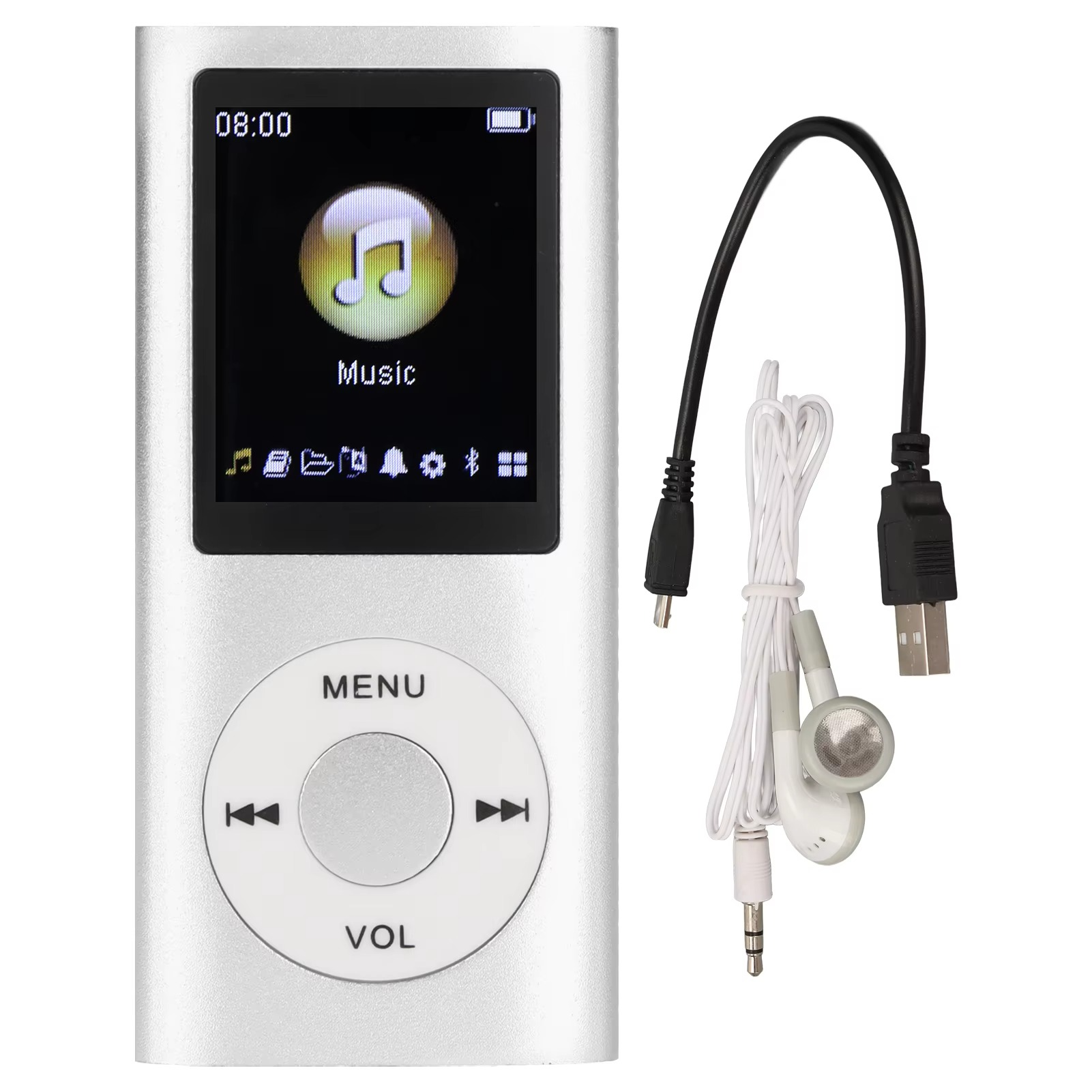Leitor MP3 Compacto com Ecrã LCD de 1,8 Polegadas e Alta Resolução para Desfrutar de Música em Movimento Todos os Dias | Lersk