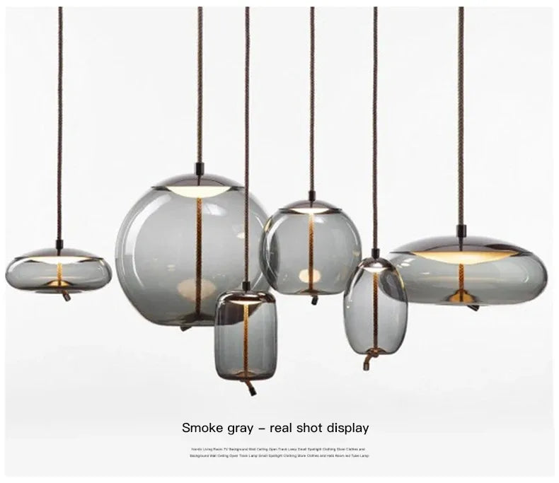 Aurum Glass Design Pendant Light Modern Suspension | Lersk