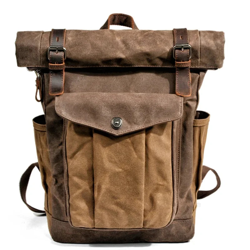 Alder Vintage Roll-Top Rucksack | Lersk