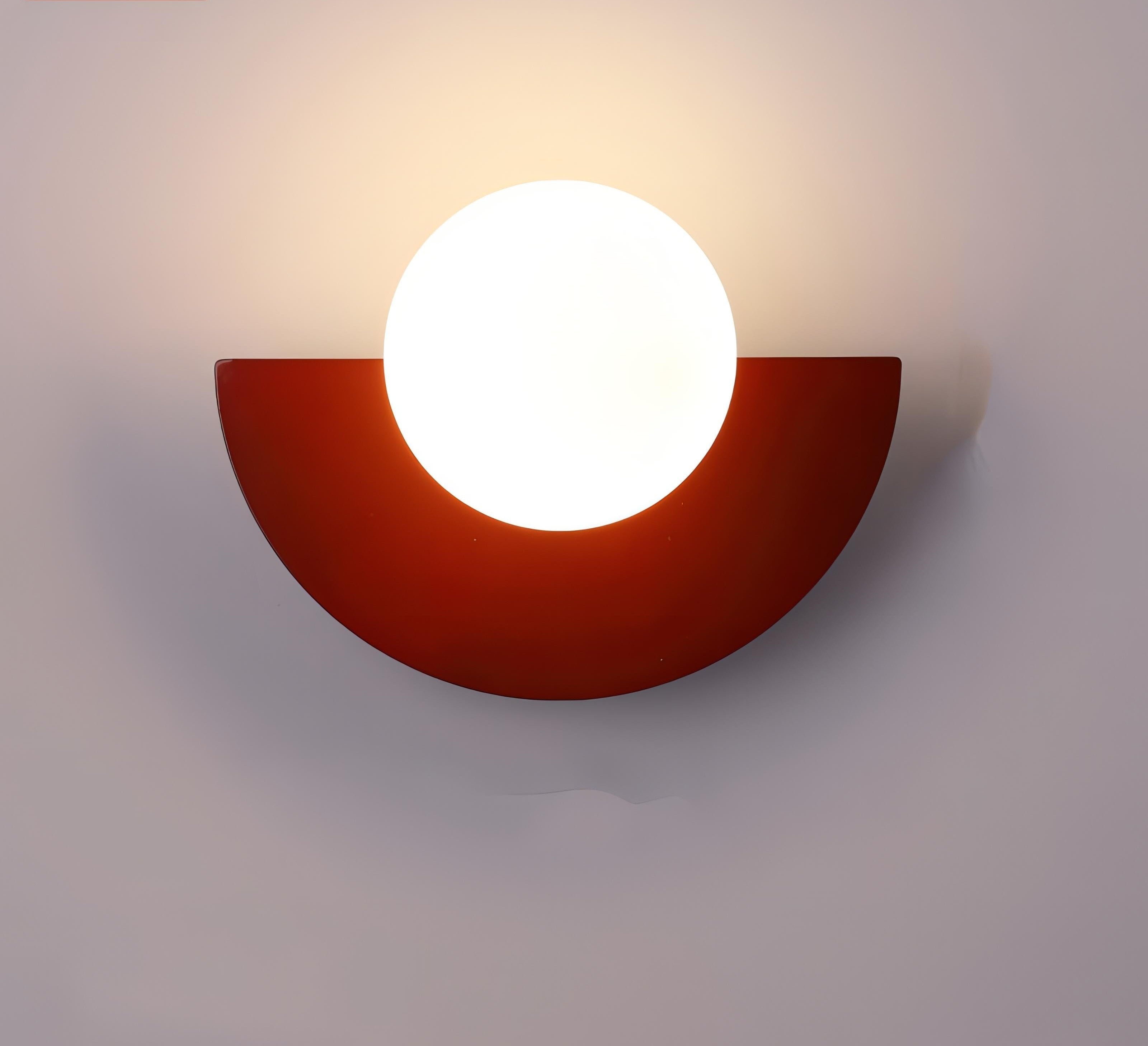 SolaraArc Semi Circular Wall Light for Nordic Warmth Ambience | Lersk