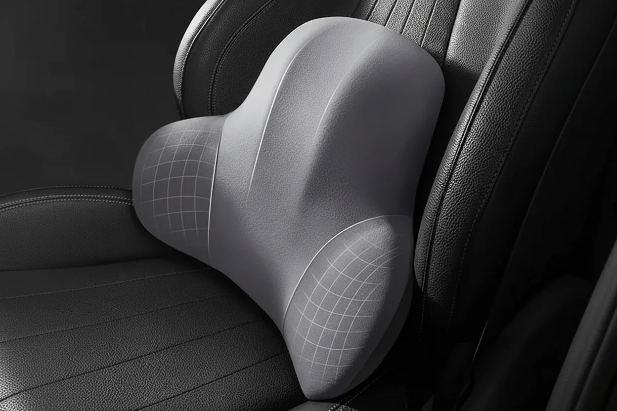 Memory Foam Office Chair Seat Cushion with Lumbar Support and Removable Washable Cover | Lersk
