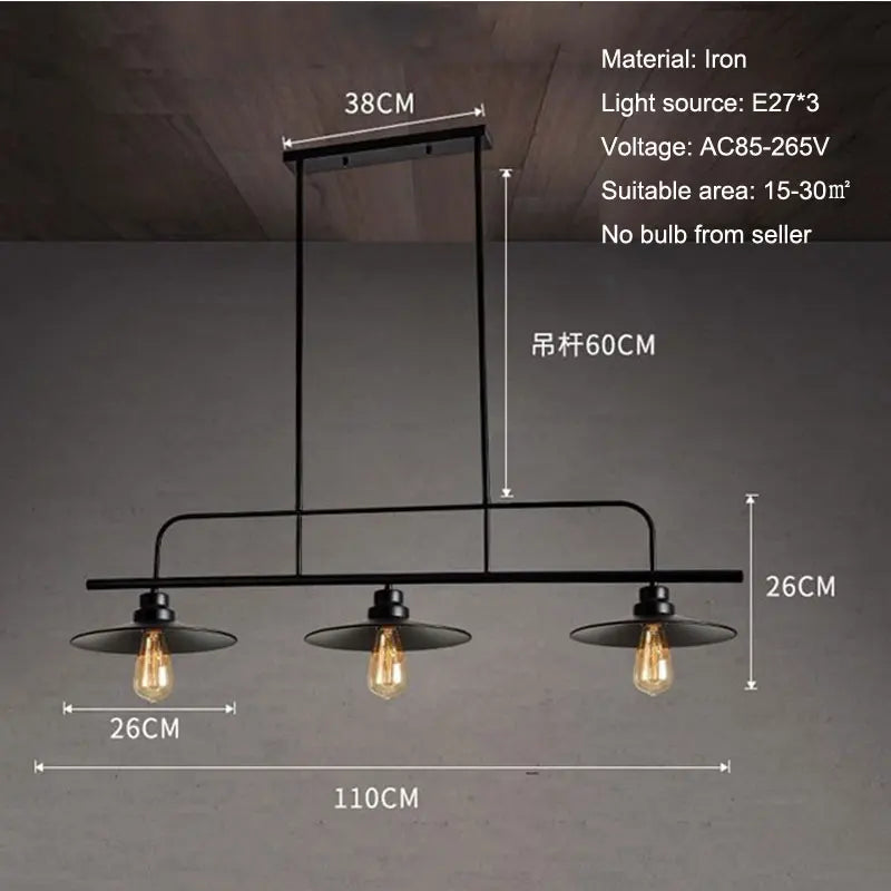 Kestrel Vintage Loft Chandelier | Lersk