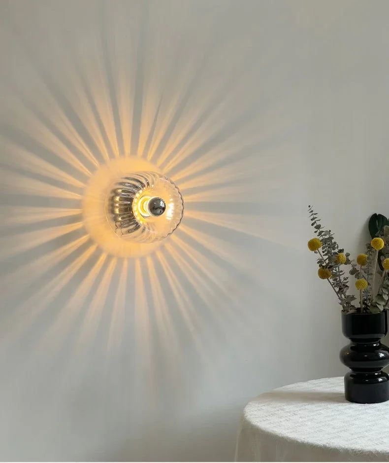 NovaNord Glass Wall Light Nordic Bauhaus Modern Fixture | Lersk