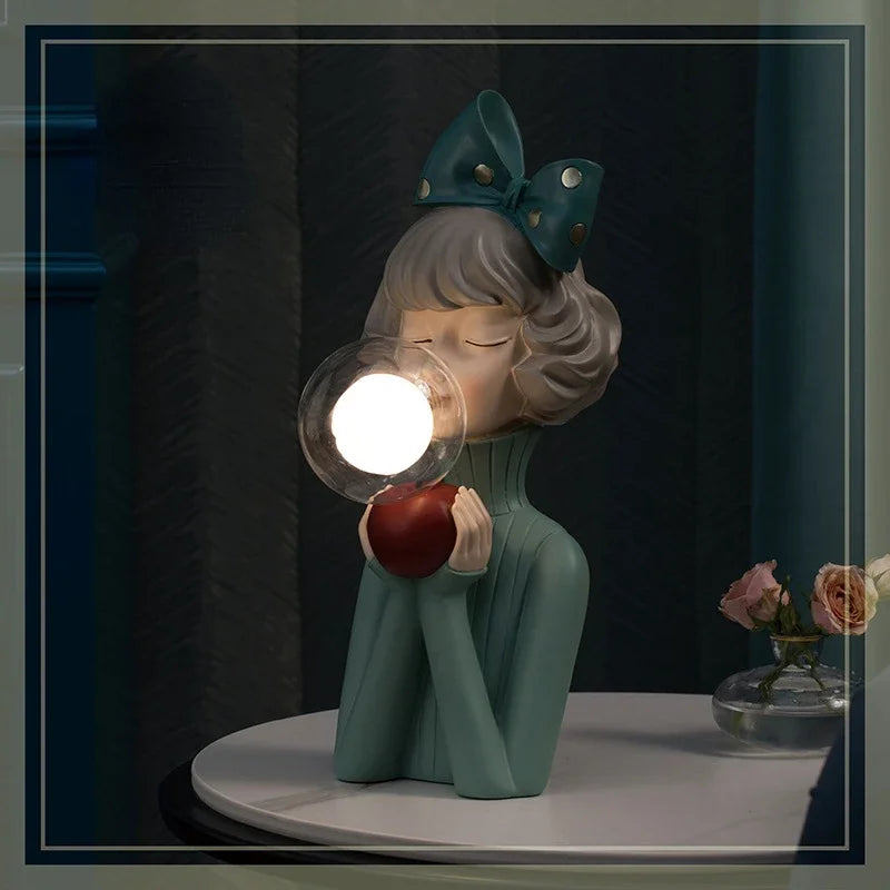 LumaSprite Cartoon Bubble Lamp Nightlight Statue For Kids | Lersk