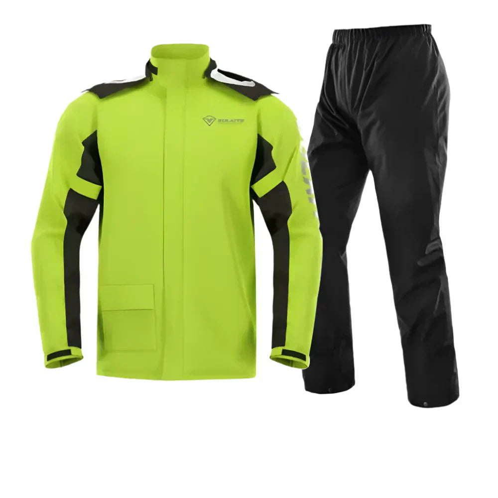 Motorcycle Raincoat Suit For Riders Waterproof Breathable | Lersk