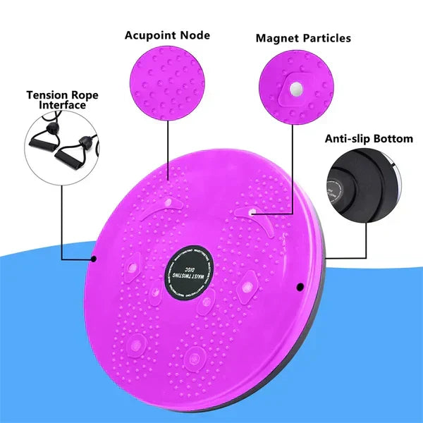 LumaTwist Magnetic Balance Board For Core & Waist Training
