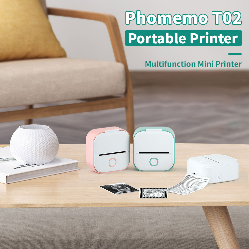 Portable Mini Printer Bluetooth Inkless Instant Photo Printing for Smartphones | Lersk