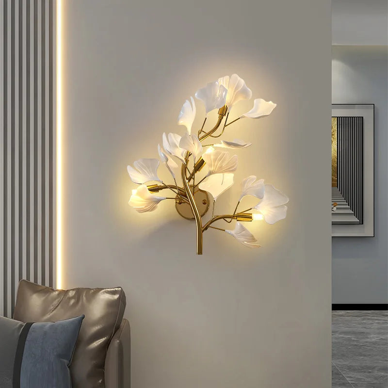 Marisol | Jasmine Leaf Wall Sconce | Lersk