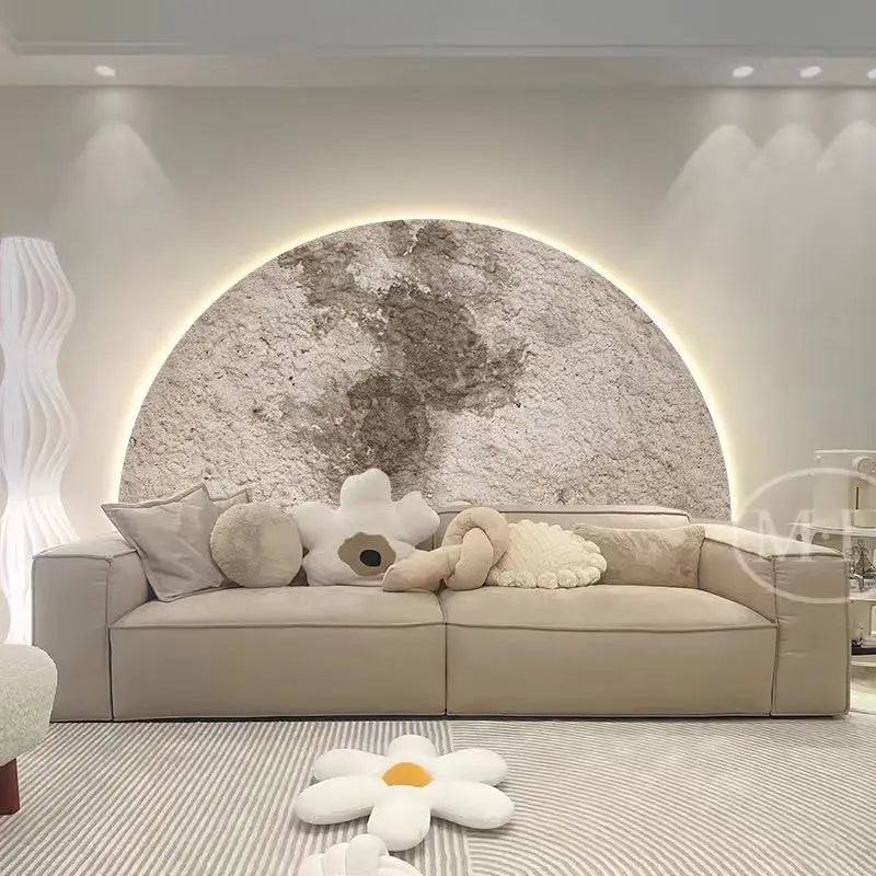 Applique murale demi-lune SolaraHalo Lampe moderne pour porche | Lersk