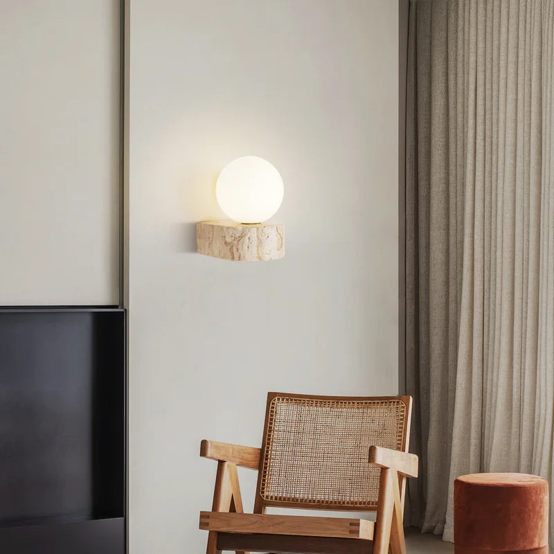 Modern Japanese LED Wall Lamp For Bedroom Warm Glow Sconce | Lersk
