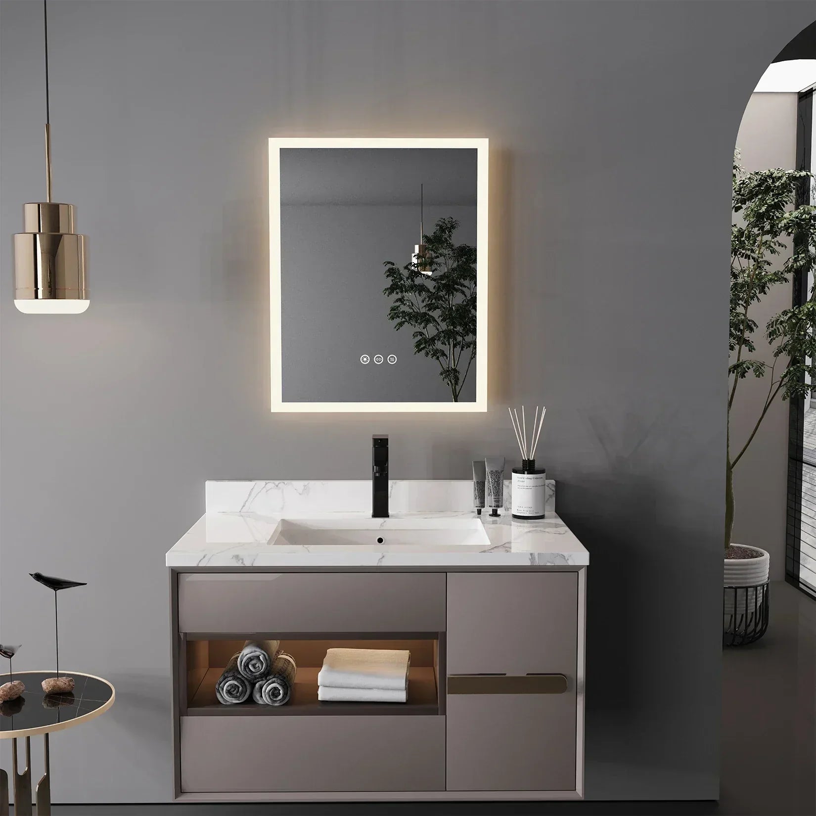 Liora Square Mirror | Lersk