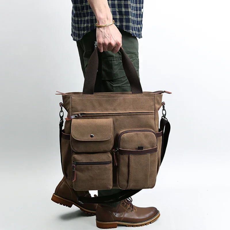 Retro Rover Canvas Satchel | Lersk