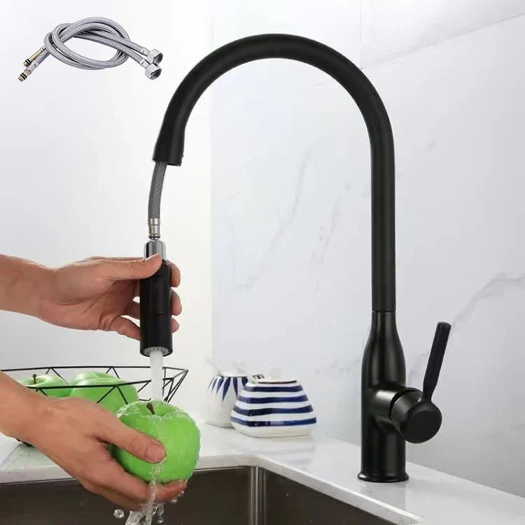 FlowNova Kitchen Mixer Tap with Pull-Out Hand Shower | Lersk