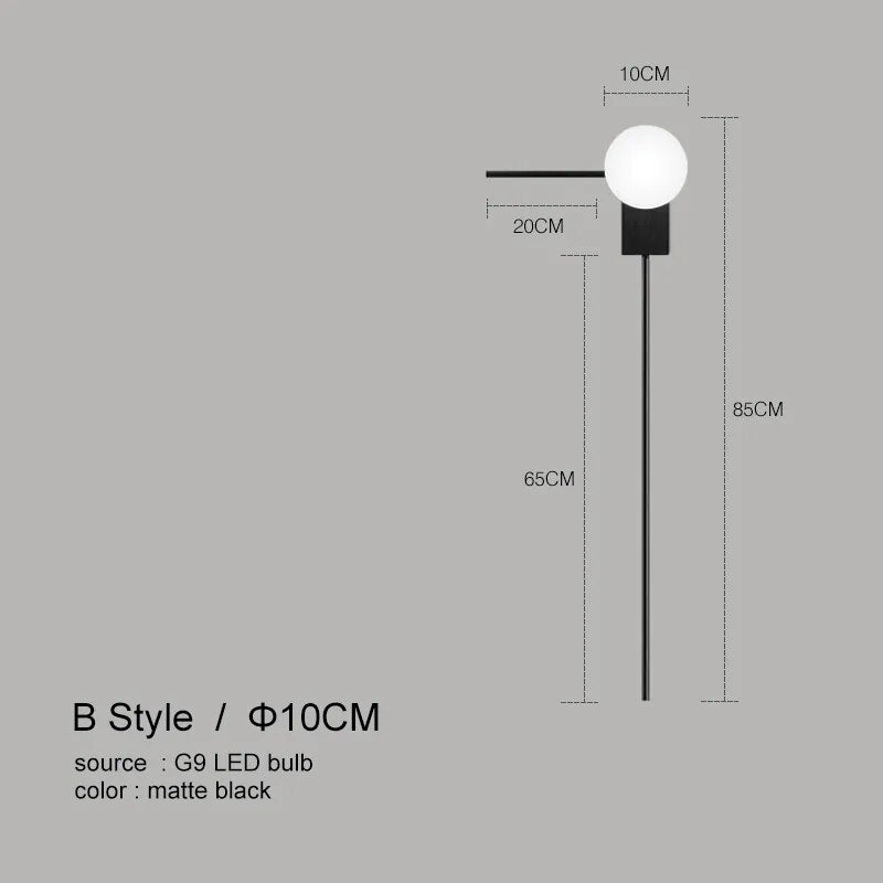 NovaShire Lumen Metal Modern Wall Lights LED Fixture | Lersk
