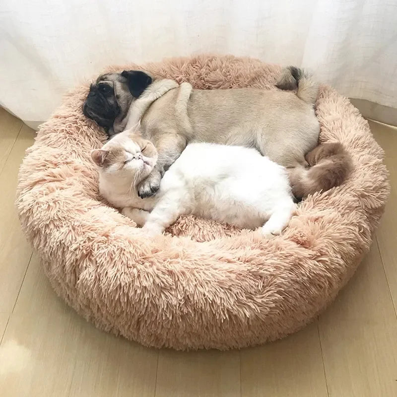 Luksuriøs CozySphere Rund Blød Kæledyrsseng til Katte og Hunde | Lersk