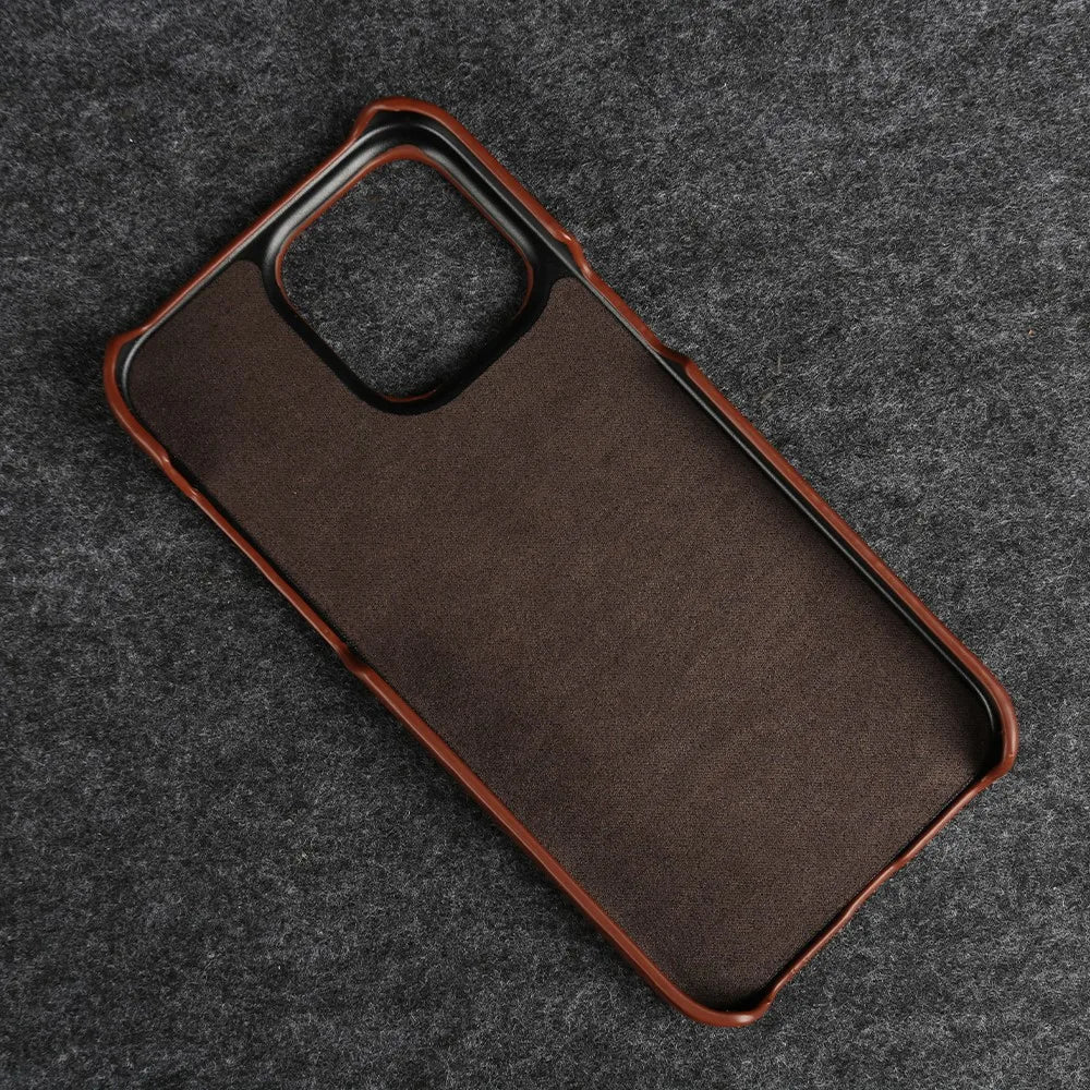 Crownline Leather iPhone Case In Genuine Cowhide Handmade | Lersk