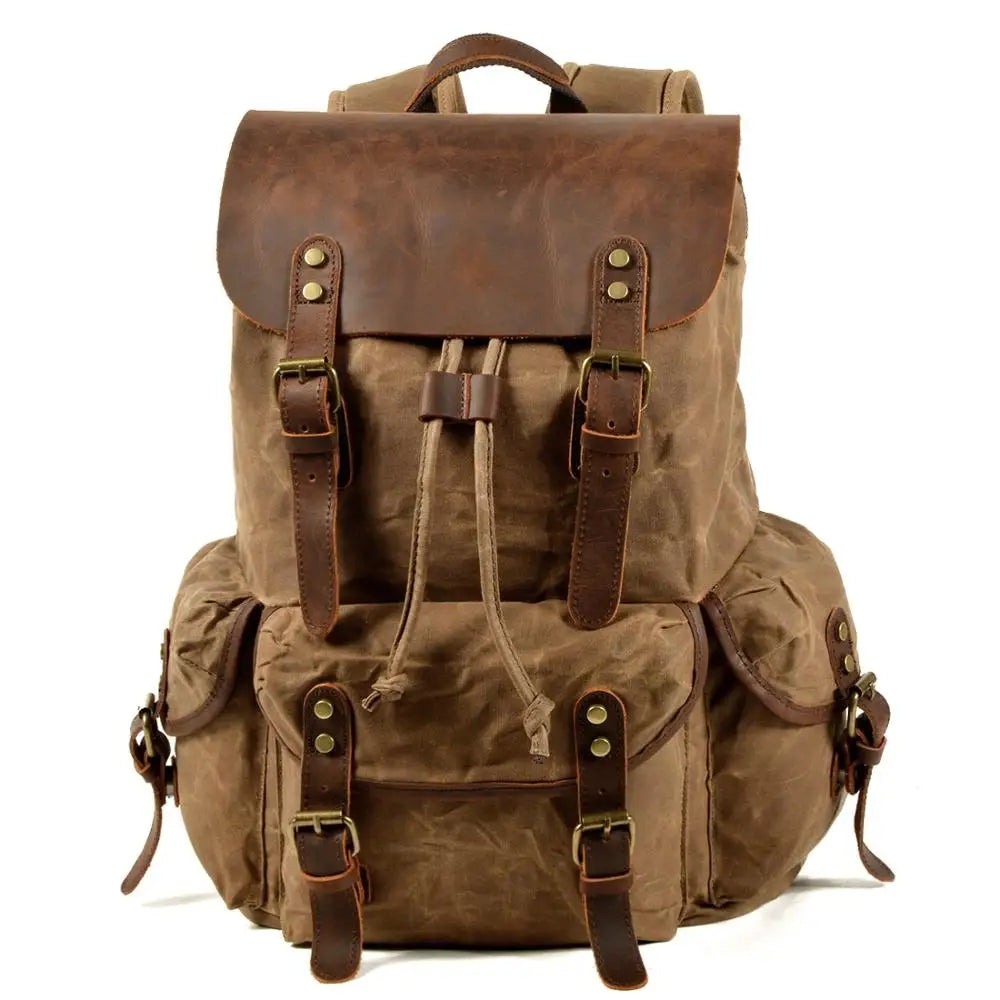 Ridgeway Canvas & Leather Backpack | Lersk