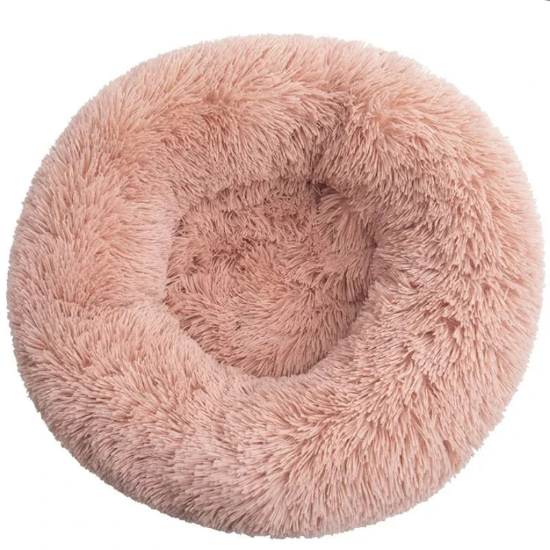 Cuccia Rotonda Super Morbida Ultra Morbida e Accogliente per Gatti e Cani | Lersk