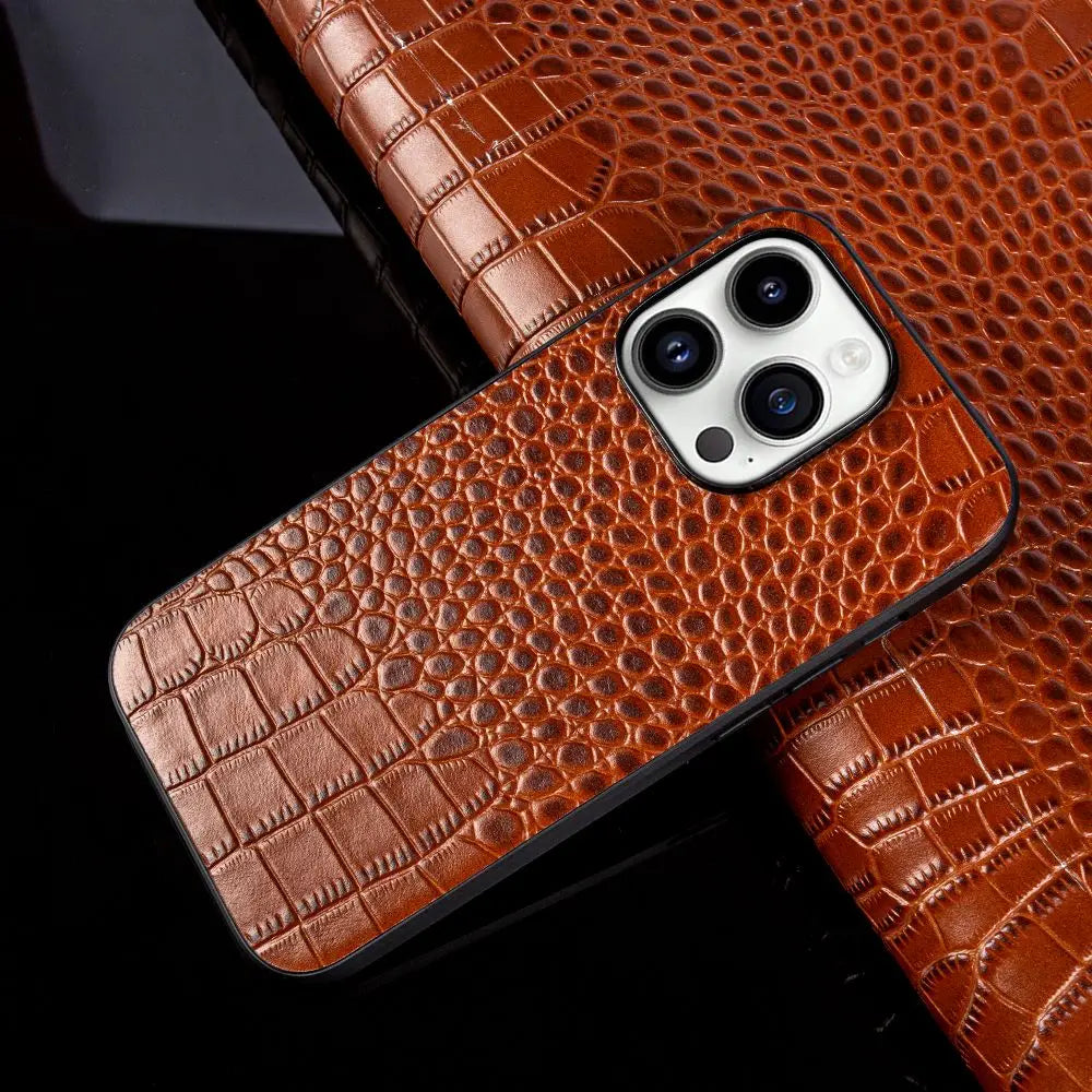 Funda para iPhone de cuero genuino Cosmo | Lersk