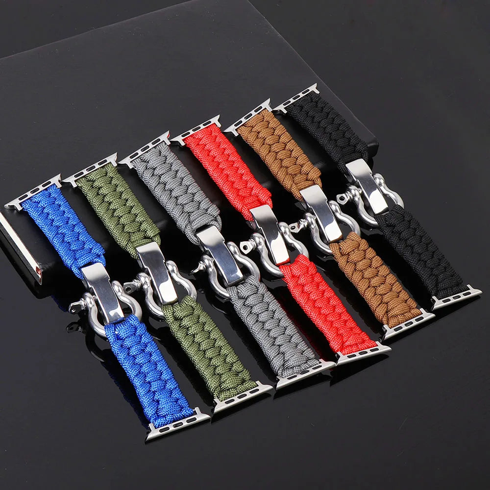 RidgeLine Adjustable Nylon-Braided Apple Watch Band | Lersk