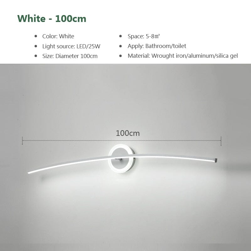 MirroLux | Lampa ścienna LED do lustra łazienkowego | Lersk