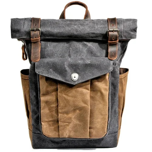 Alder Vintage Roll-Top Rucksack | Lersk