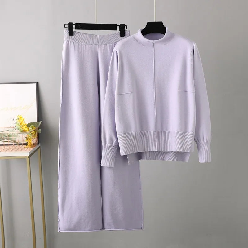 Autumn Knitwear Two-Piece Outfit | Lersk