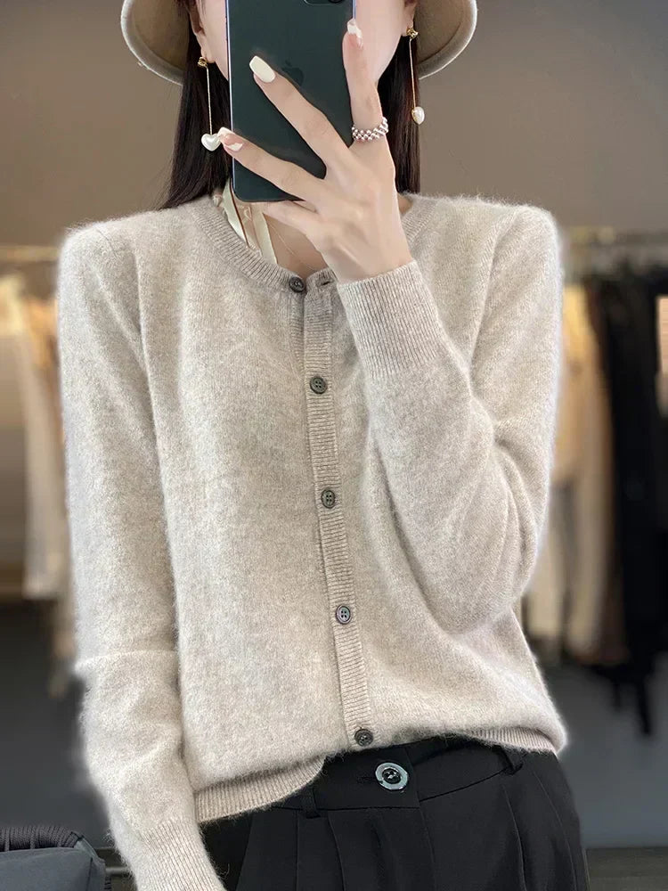 Cardigan Aurea 100 % cachemire | Pull en cachemire pur | Lersk