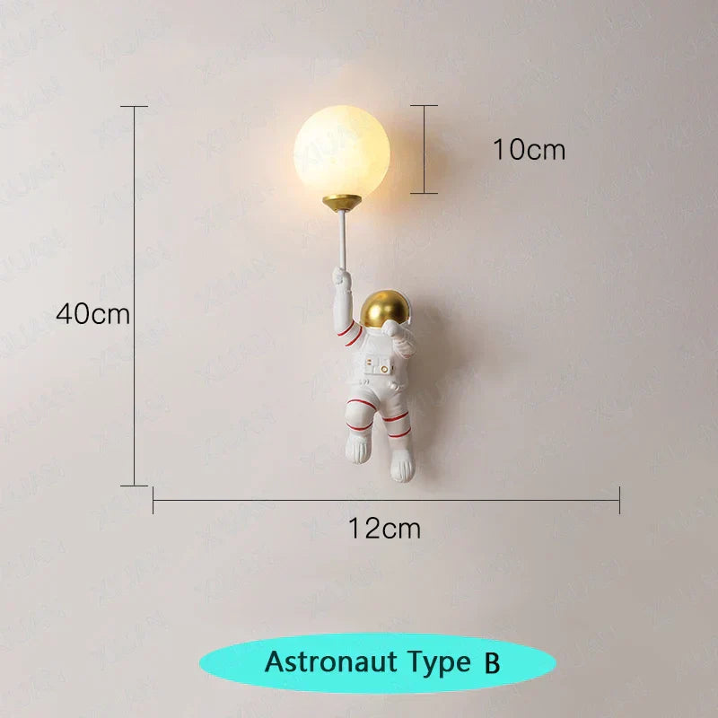 Lumină de perete pentru cameră de copii în stil astronaut | Lersk