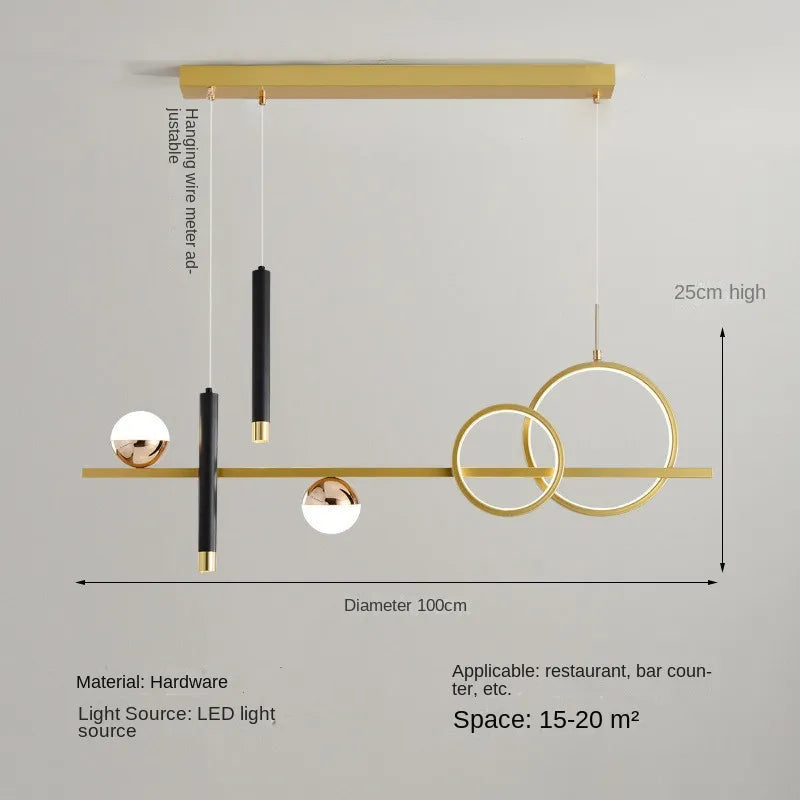 Minimalistická závěsná LED svítidla NovaLume s dálkovým ovládáním | Lersk