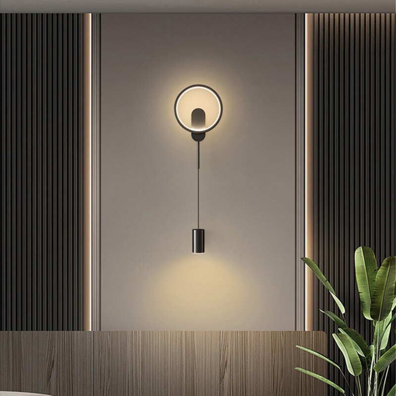 NovaGlow Nordic Gold Modern Wall Light with 24W LED | Lersk