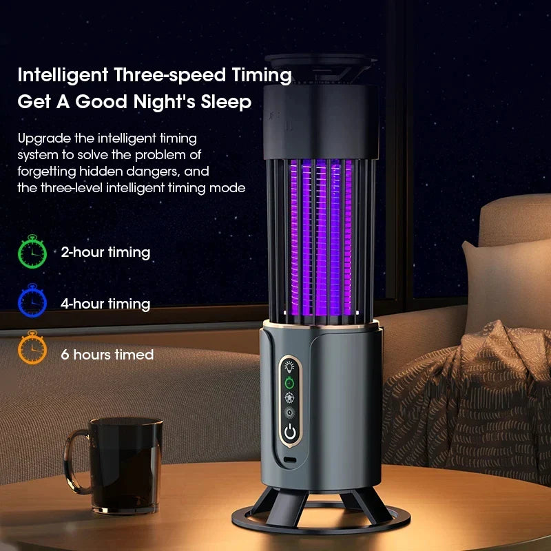 Dual Action Mosquito Killer Camping Lantern USB Insect Trap | Lersk