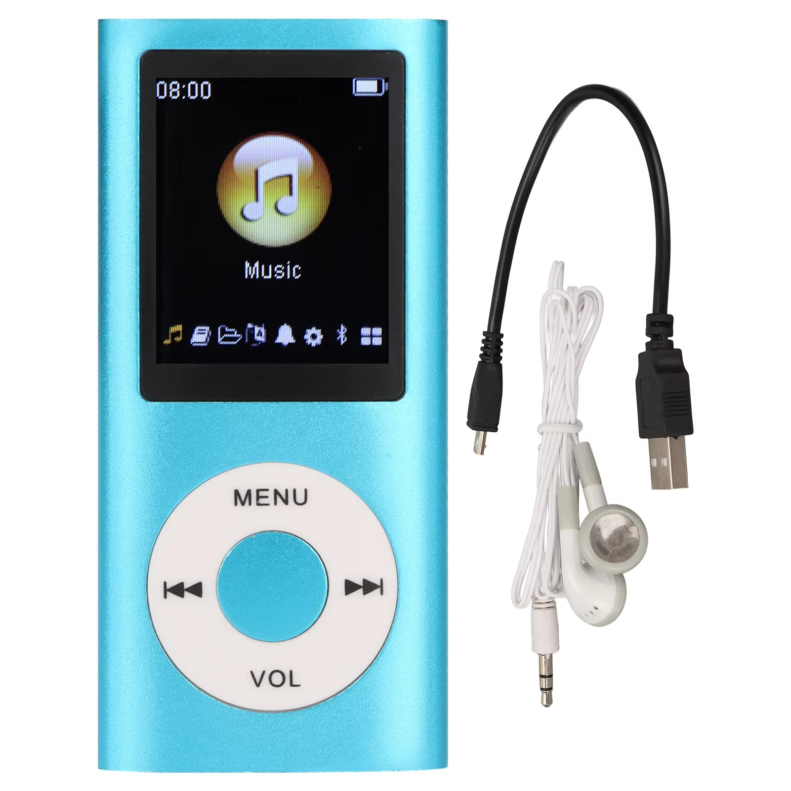 Leitor MP3 Compacto com Ecrã LCD de 1,8 Polegadas e Alta Resolução para Desfrutar de Música em Movimento Todos os Dias | Lersk