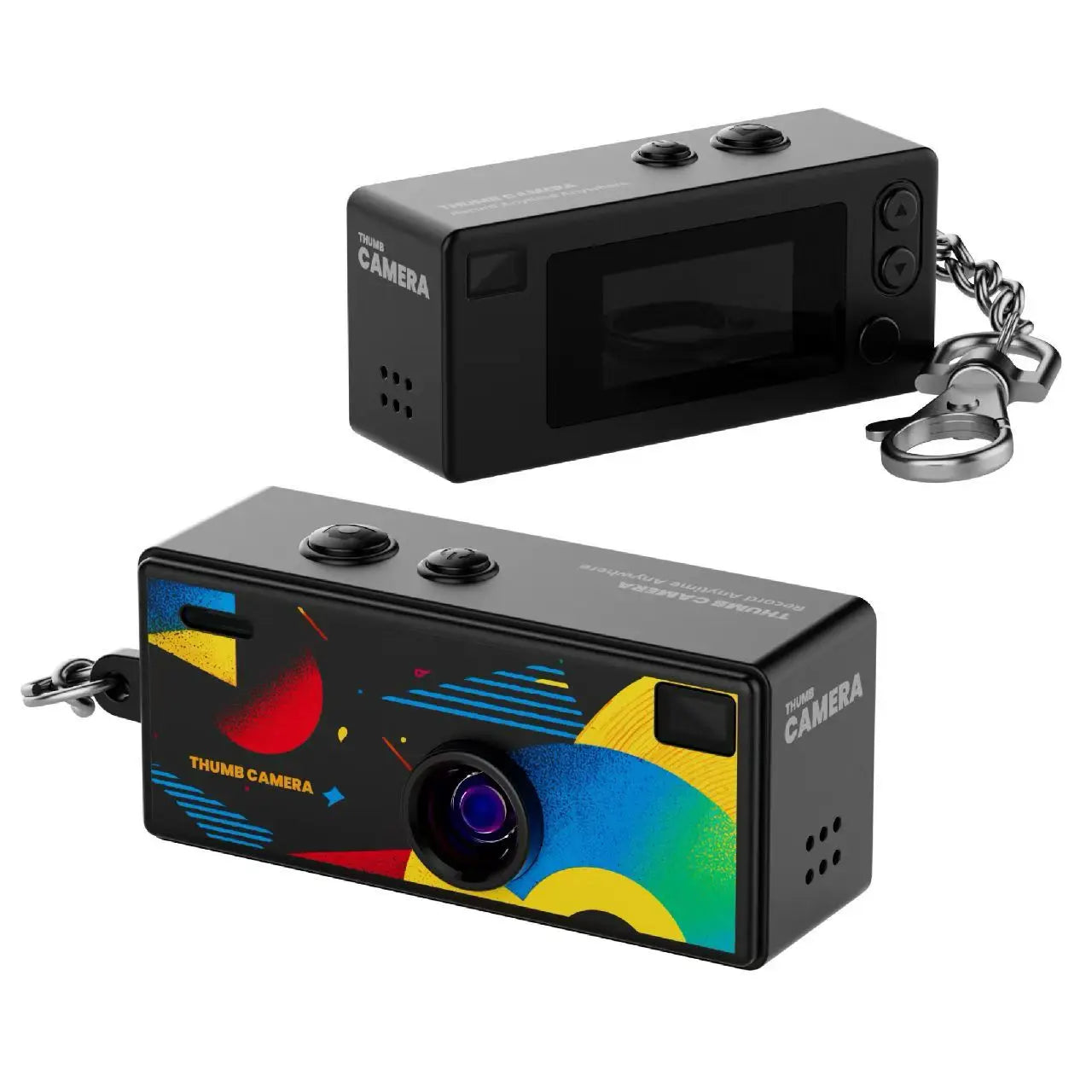 Mini telecamera portachiavi retrò 1080P con sensore CCD, flash e supporto MicroSD fino a 128GB | Lersk