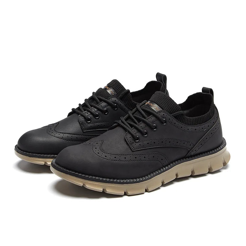 Pantofi Derby cu detaliu Wingtip | Lersk