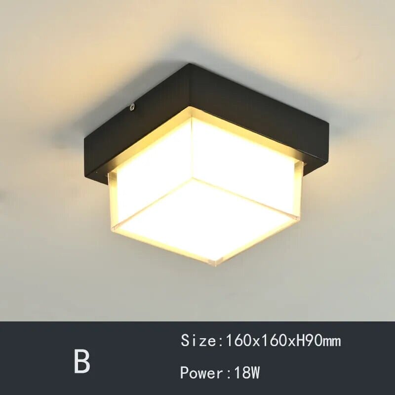 Retro Geometric Ceiling Lights for Hallway | Lersk