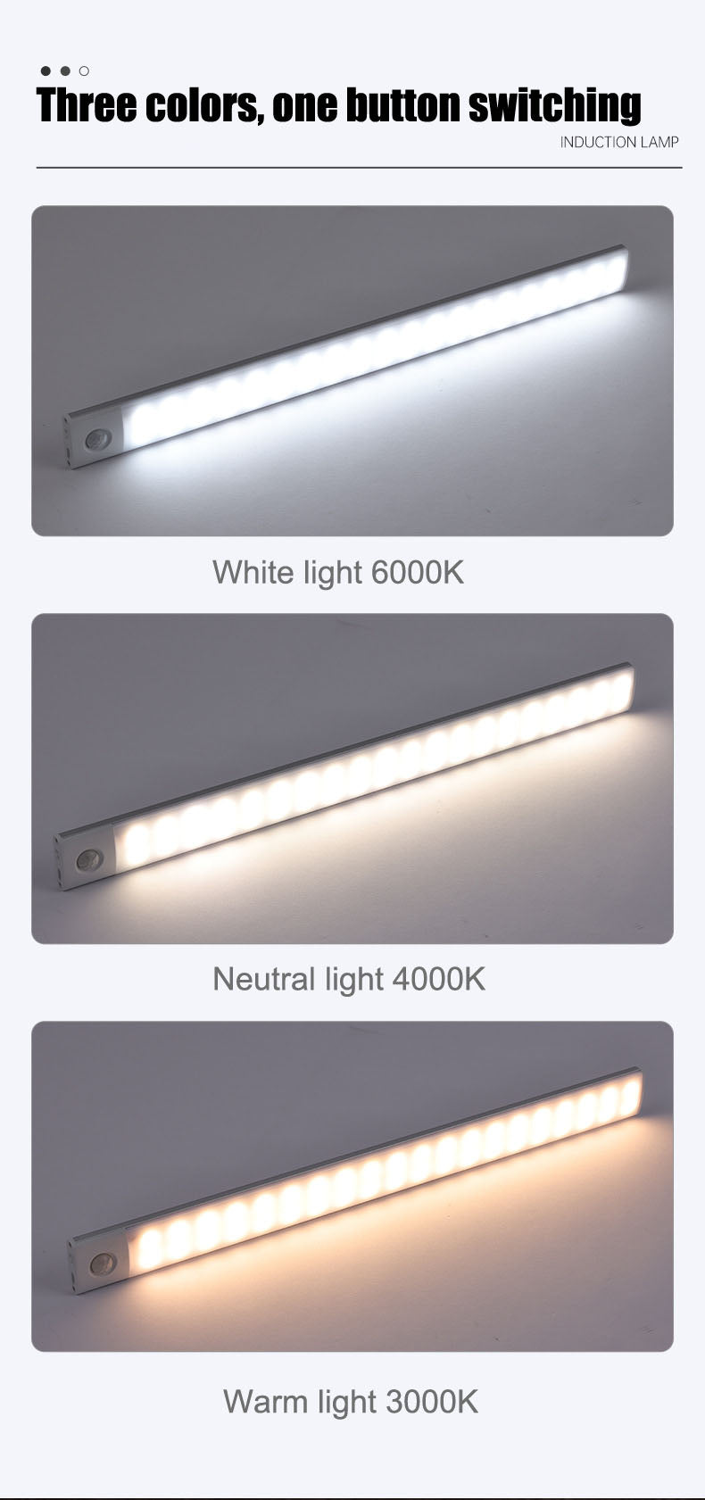 Wireless LED Cabinet Light With Motion Sensor For Kitchen | Lersk